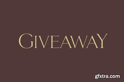 Giveaway - Classy Serif Font