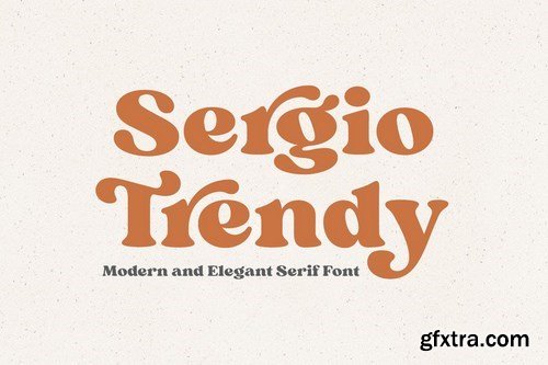 Sergio Trendy Serif Font