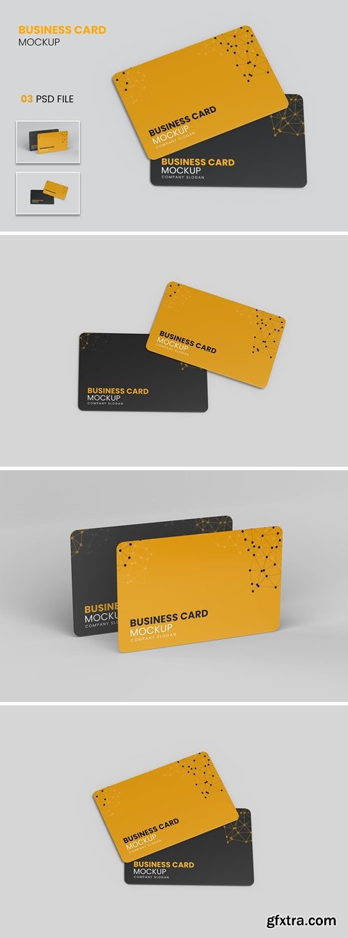 Realistic Business Card Mockup Vol 10