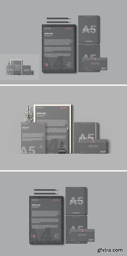 Stationery Mockup Photoshop