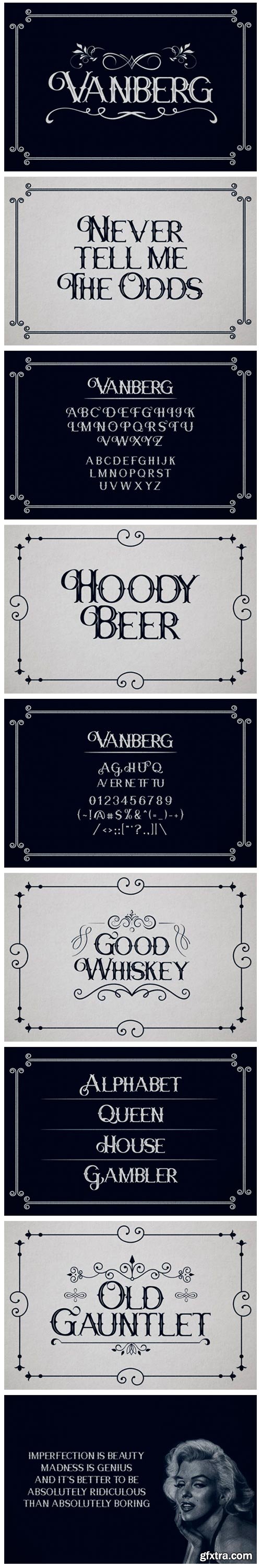 Vanberg Font