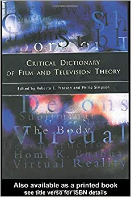  Critical Dictionary of Film and Television Theory 