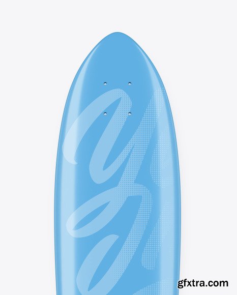 Skate Deck Mockup - Bottom View 70553