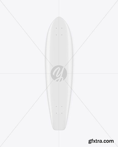 Skate Deck Mockup - Bottom View 70553