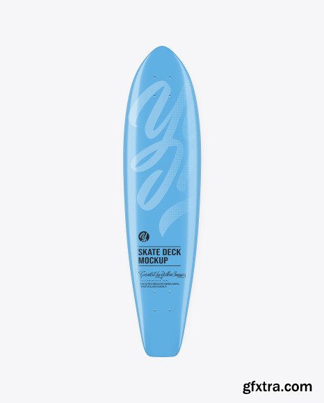 Skate Deck Mockup - Bottom View 70553