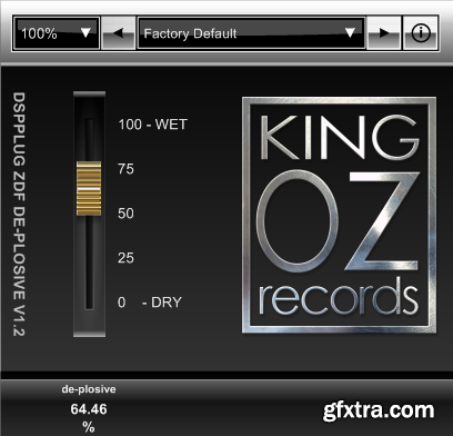 King OZ DSPplug ZDF de-plosive v1.2 RETAiL x86 x64-DECiBEL