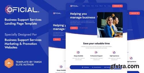 ThemeForest - Oficial v1.0.0 - Business Support Services HTML Landing Page Template - 29682546