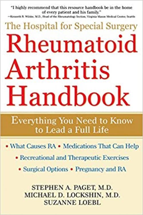  The Hospital for Special Surgery Rheumatoid Arthritis Handbook 