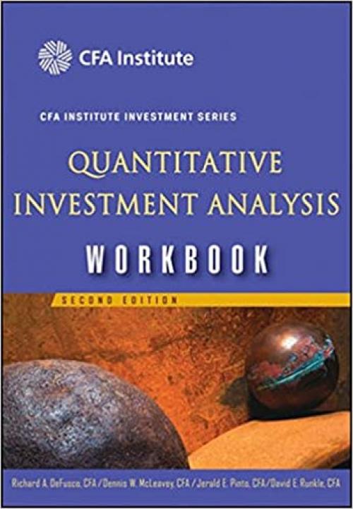  Quantitative Investment Analysis Workbook 