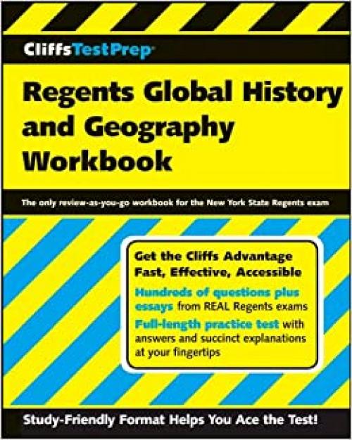  CliffsTestPrep Regents Global History and Geography Workbook 