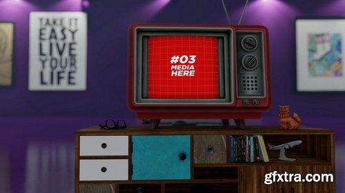 Videohive - Old TV Youtube Opener - 29347658