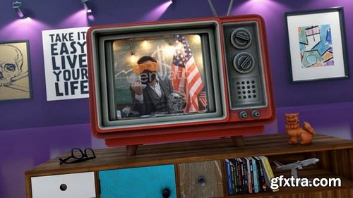 Videohive - Old TV Youtube Opener - 29347658