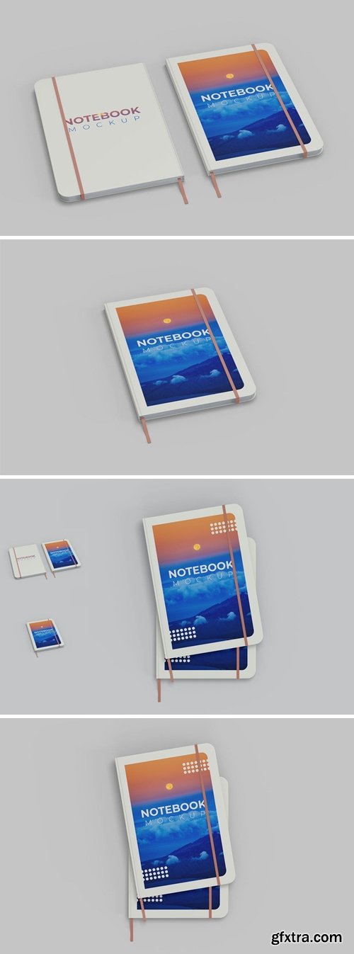 Hardcover Notebook Mockup