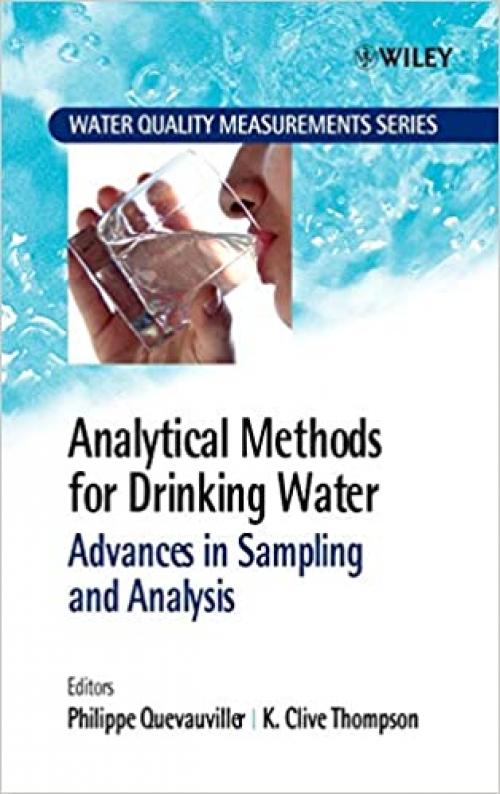  Analytical Methods for Drinking Water: Advances in Sampling and Analysis 