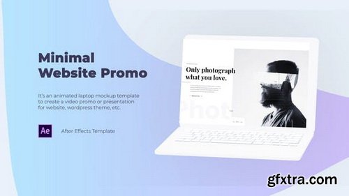 Videohive - Minimal Website Promo - Laptop Mockup - 29505029