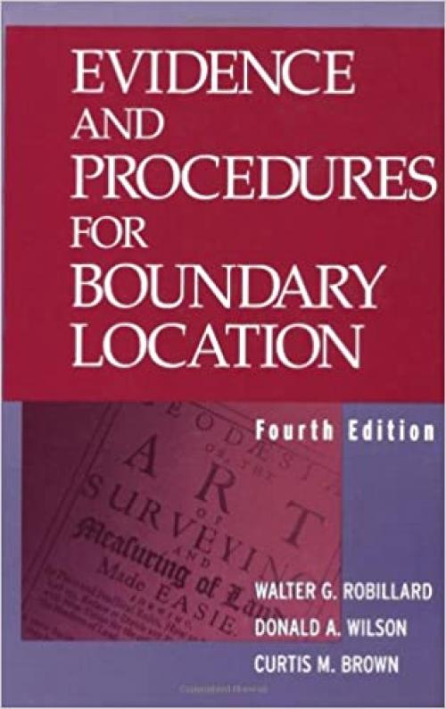  Evidence and Procedures for Boundary Location 