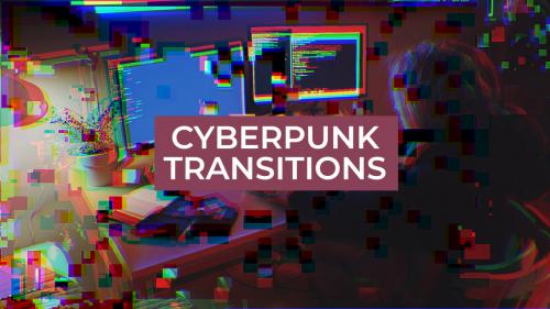 MotionArray - Cyberpunk Transitions - 873489