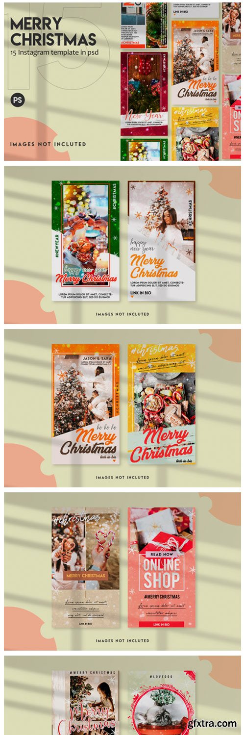 15 Christmas Instagram Stories Template 6976056