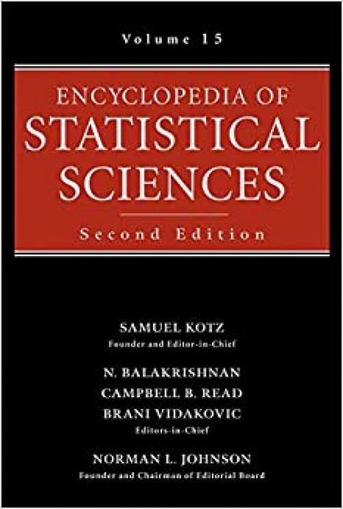  Encyclopedia of Statistical Sciences, Volume 15 