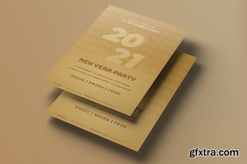 Happy New Year Flyer Template