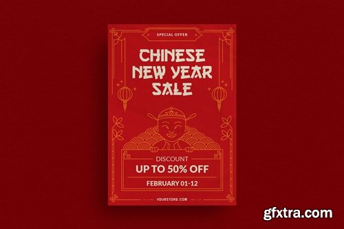 Chinese New Year Sale Flyer