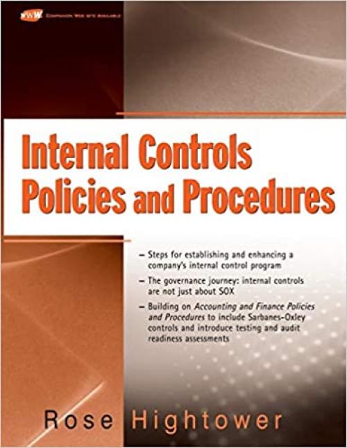  Internal Controls Policies and Procedures 