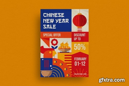 Chinese New Year Sale Flyer