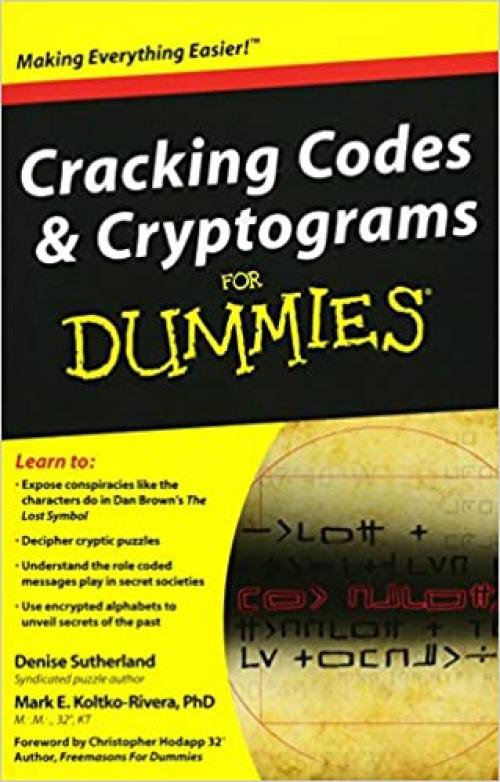  Cracking Codes and Cryptograms For Dummies 