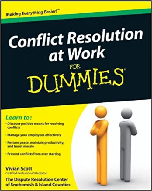  Conflict Resolution at Work For Dummies 