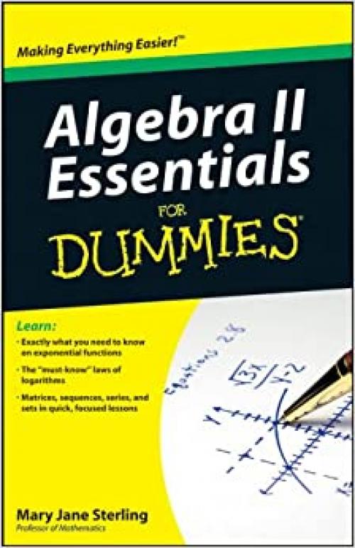  Algebra II Essentials For Dummies 