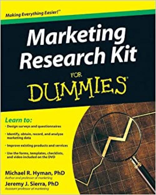  Marketing Research Kit For Dummies 