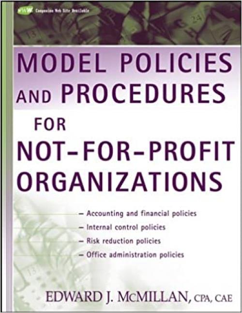  Model Policies and Procedures for Not-for-Profit Organizations 