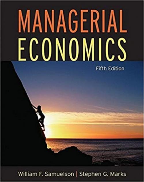  Managerial Economics 