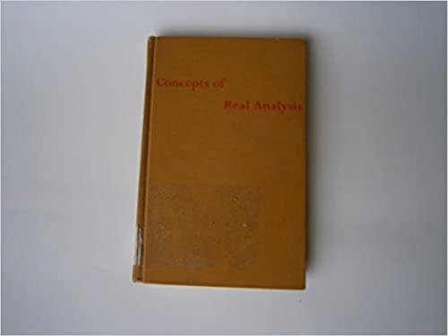  Concepts of Real Analysis 