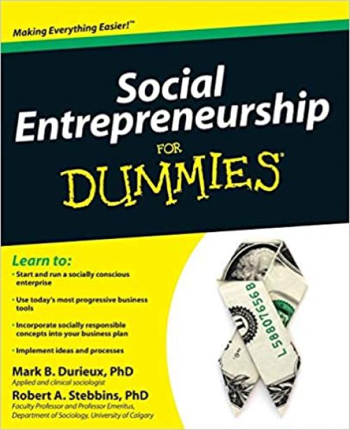  Social Entrepreneurship For Dummies 