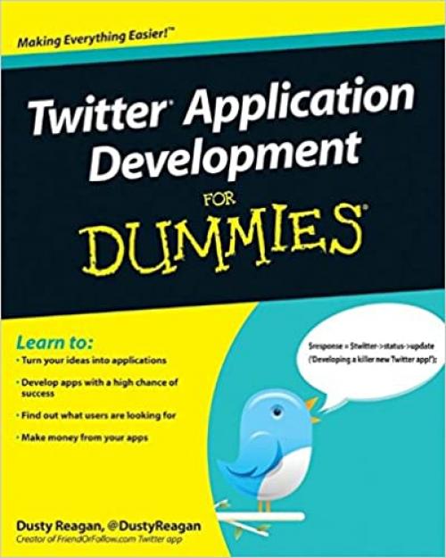  Twitter Application Development For Dummies 