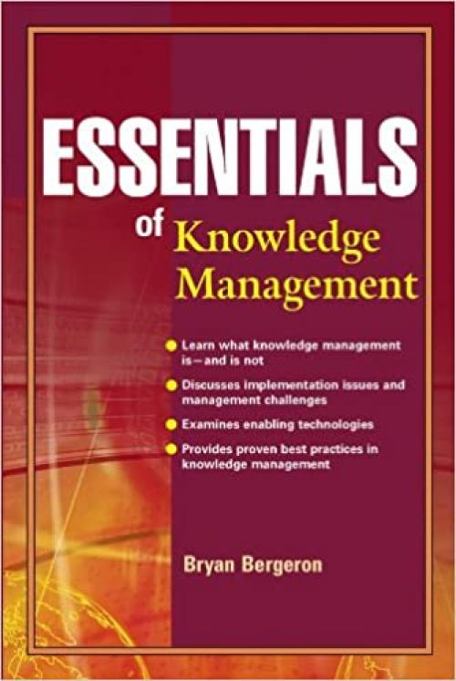  Essentials of Knowledge Management 