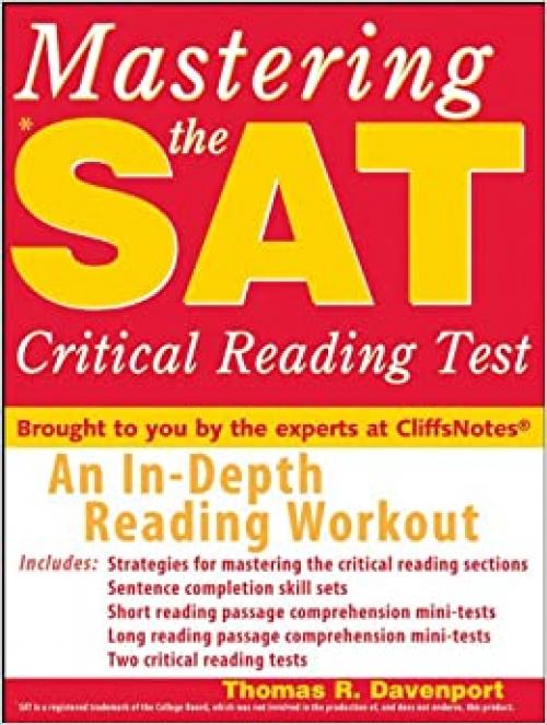  Mastering the SAT Critical Reading Test 