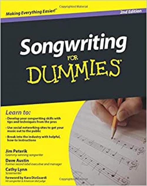  Songwriting For Dummies 2e 