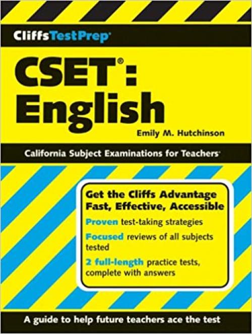  CliffsTestPrep CSET: English 