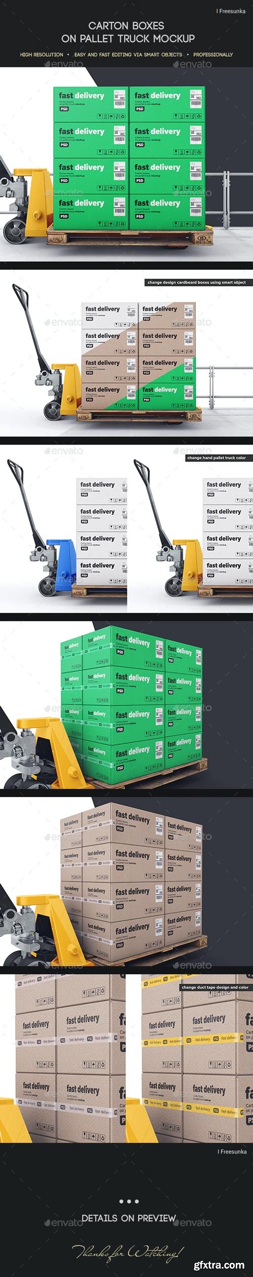 GraphicRiver - Carton Boxes On Pallet Truck Mockup - 29385314