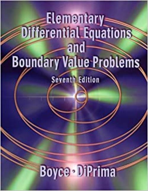  Elementary Differential Equations and Boundary Value Problems 