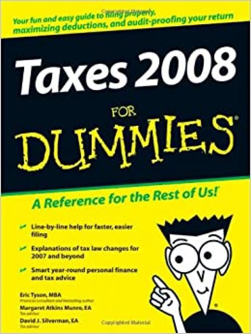  Taxes 2008 For Dummies 