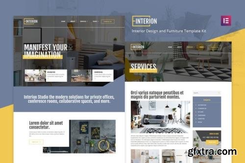 ThemeForest - Interion v1.0.0 - Interior Design Elementor Template Kit - 29696799