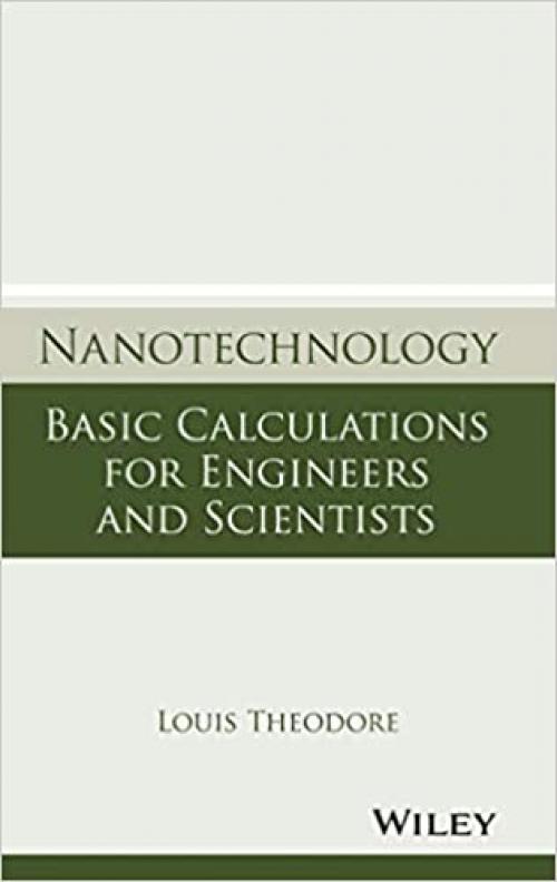  Nanotechnology: Basic Calculations for Engineers and Scientists 