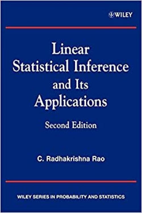  Linear Statistical Inference and its Applications 