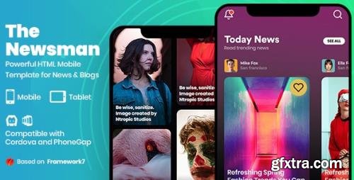 ThemeForest - Newsman v1.0 - News & Magazine Mobile Template - 27032418