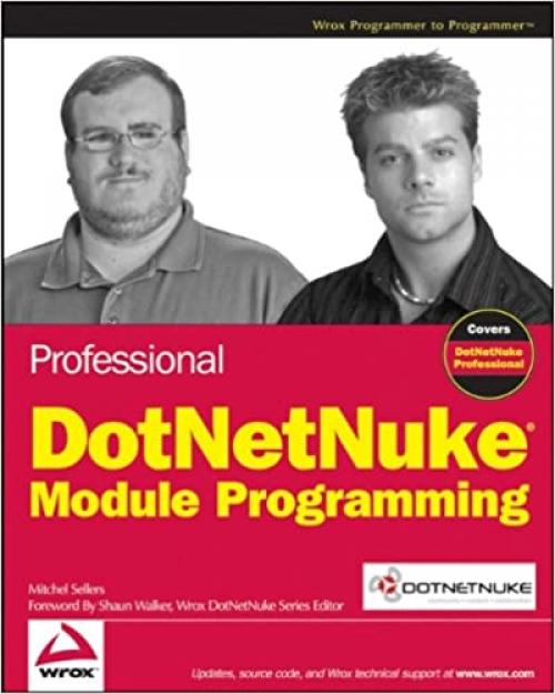  Professional DotNetNuke Module Programming 