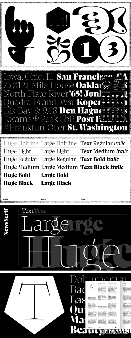 NewsSerif Font Family