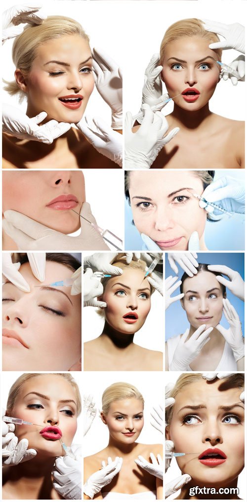 Botox injections stock photo